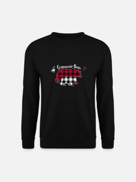 Grammie Bear - Unisex Pullover - Schwarz