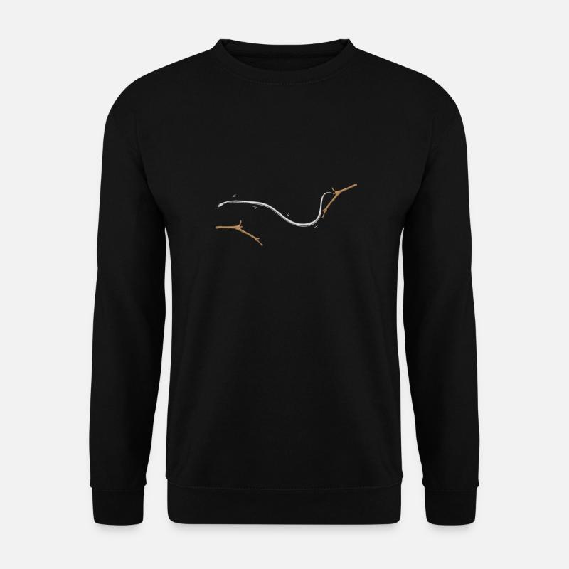 Fliegende Schlange Gleitende Schlange Chrysopelea - Unisex Pullover - Schwarz
