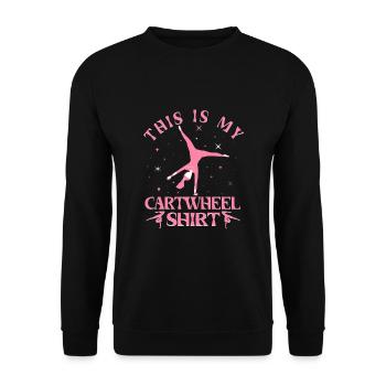 Pourquoi marcher quand vous pouvez rouler - Sweat-shirt Unisexe - noir - Devant - Alina (178cm) & Michal (187cm)