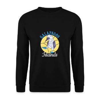 Galapagos Islands - Unisex Sweatshirt - black - Front - Alina (178cm) & Michal (187cm)