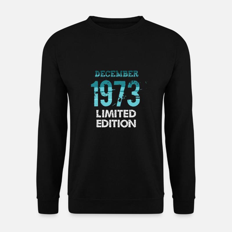 Décembre 1973 Édition Limitée - Sweat-shirt Unisexe - noir