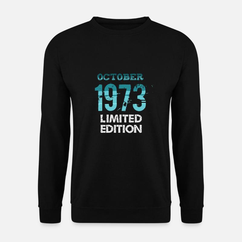 Octobre 1973 Édition Limitée - Sweat-shirt Unisexe - noir