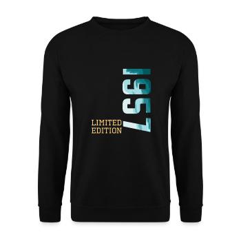 1957 Limited Edition - Unisex Sweatshirt - black - Front - Alina (178cm) & Michal (187cm)