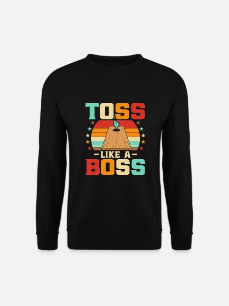 Toss Like A Boss - Unisex Sweatshirt - black