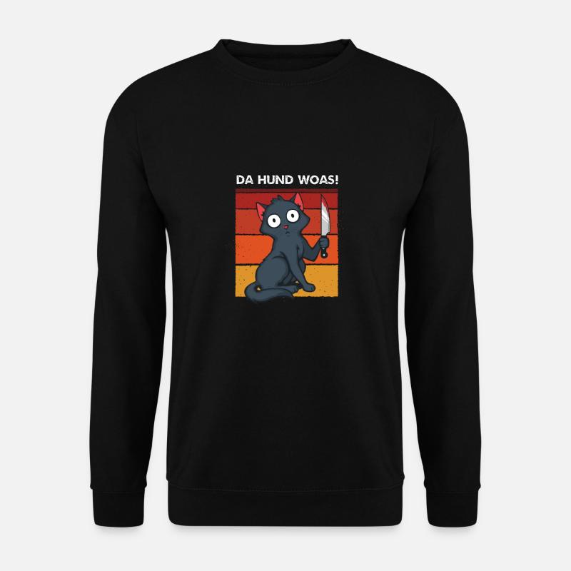 Da Hund woas - Unisex Pullover - Schwarz