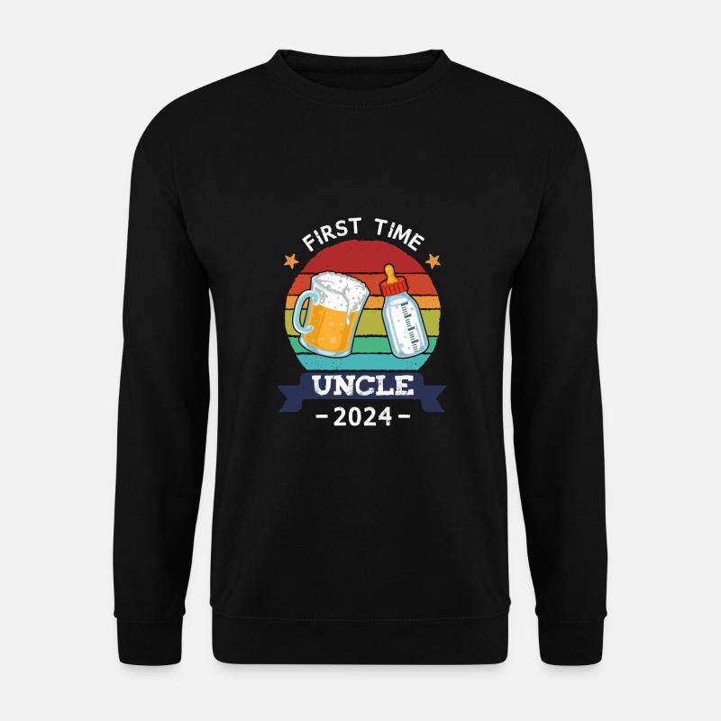 First Time Uncle 2024 - Unisex Sweatshirt - black
