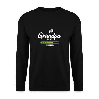 Chargement de grand-père 2024 - Sweat-shirt Unisexe - noir - Devant - Alina (178cm) & Michal (187cm)