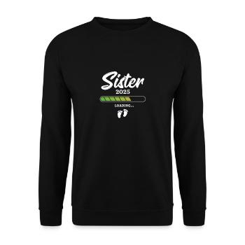 Sister Loading 2025 - Unisex Sweatshirt - black - Front - Alina (178cm) & Michal (187cm)
