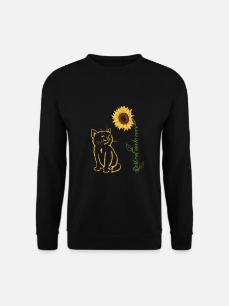 Best Cat Uncle Ever - Unisex Sweatshirt - black