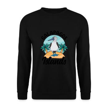 Galapagos Islands - Unisex Sweatshirt - black - Front - Alina (178cm) & Michal (187cm)