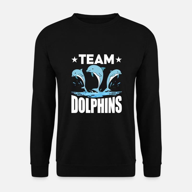 Équipe Dauphins - Sweat-shirt Unisexe - noir