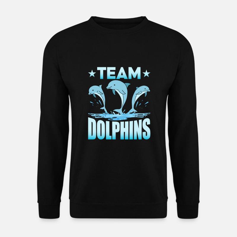 Équipe Dauphins - Sweat-shirt Unisexe - noir