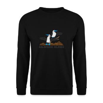 Galapagos Islands - Unisex Sweatshirt - black - Front - Alina (178cm) & Michal (187cm)