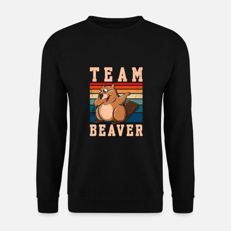 Équipe Castor - Sweat-shirt Unisexe - noir