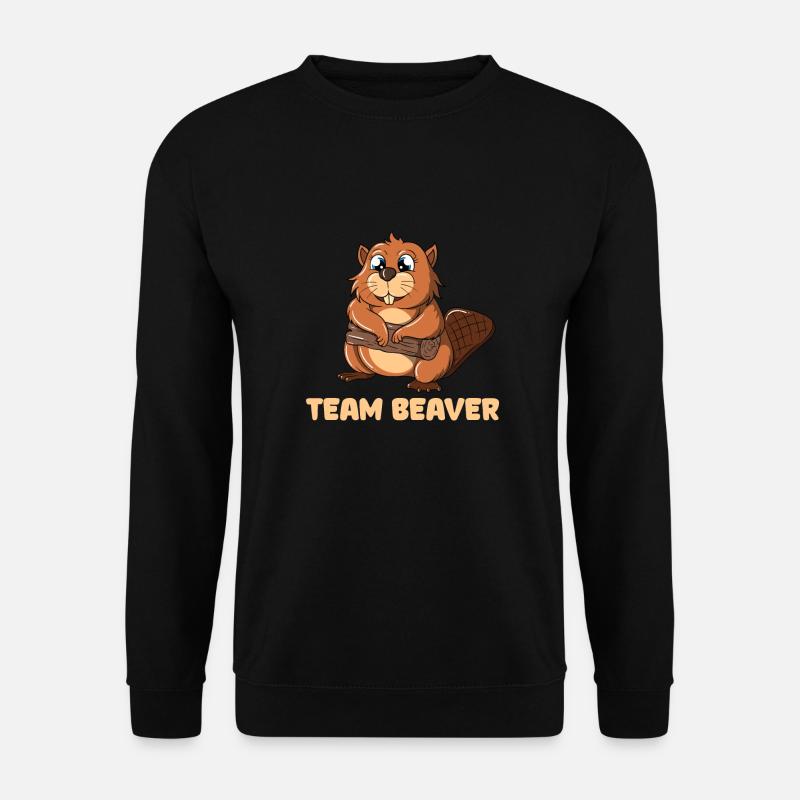 Team Beaver - Unisex Pullover - Schwarz