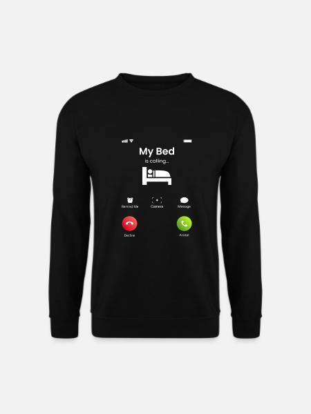 Mon lit appelle - Sweat-shirt Unisexe - noir