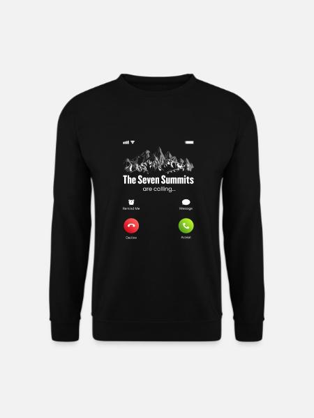 The Seven Summits Are Calling - Unisex Sweatshirt - black