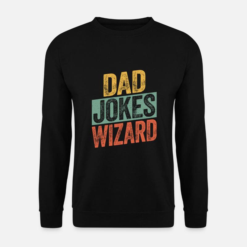 Dad Jokes Wizard - Unisex Sweatshirt - black