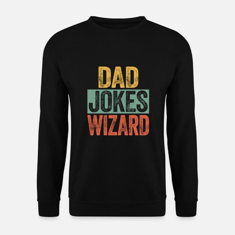 Dad Jokes Wizard - Unisex Pullover - Schwarz
