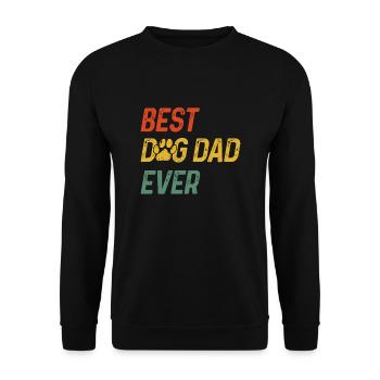 Meilleur père de chien de tous les temps - Sweat-shirt Unisexe - noir - Devant - Alina (178cm) & Michal (187cm)