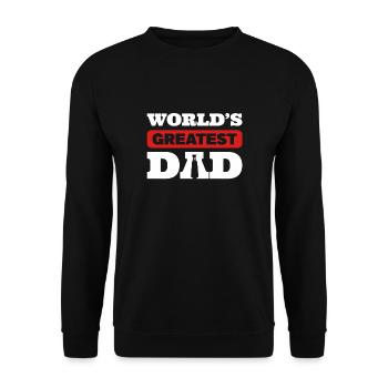 Le meilleur père de Word - Sweat-shirt Unisexe - noir - Devant - Alina (178cm) & Michal (187cm)