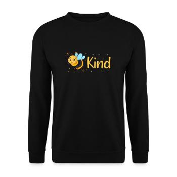 Bee Child - Unisex Sweatshirt - black - Front - Alina (178cm) & Michal (187cm)