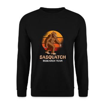 Équipe de recherche Sasquatch - Sweat-shirt Unisexe - noir - Devant - Alina (178cm) & Michal (187cm)