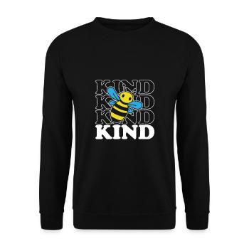 Bee Child - Unisex Sweatshirt - black - Front - Alina (178cm) & Michal (187cm)