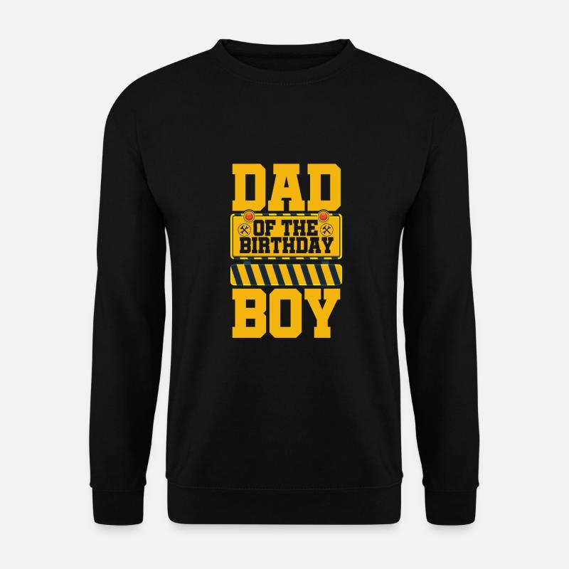 Papa du garçon d’anniversaire - Sweat-shirt Unisexe - noir