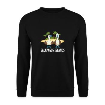 Galapagos Islands - Unisex Pullover - Schwarz - Vorne - Alina (178cm) & Michal (187cm)