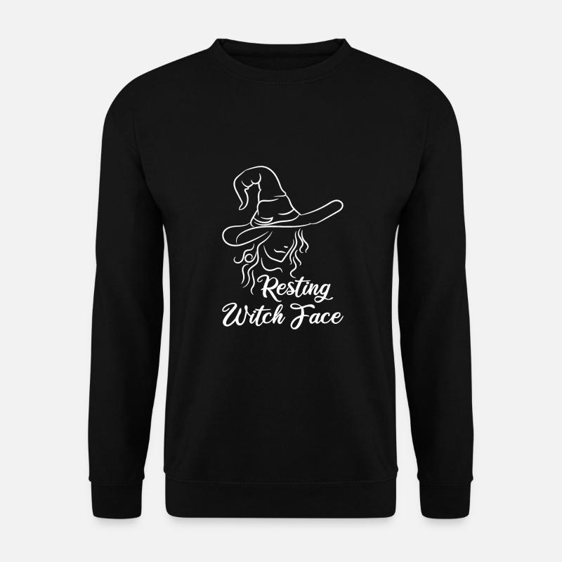 Resting Witch Face - Unisex Sweatshirt - black