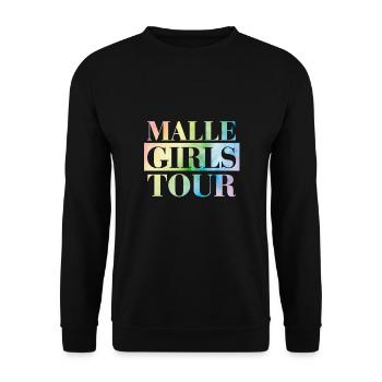 Malle Girls Tour - Unisex Pullover - Schwarz - Vorne - Alina (178cm) & Michal (187cm)