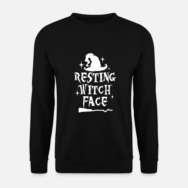 Resting Witch Face - Unisex Sweatshirt - black