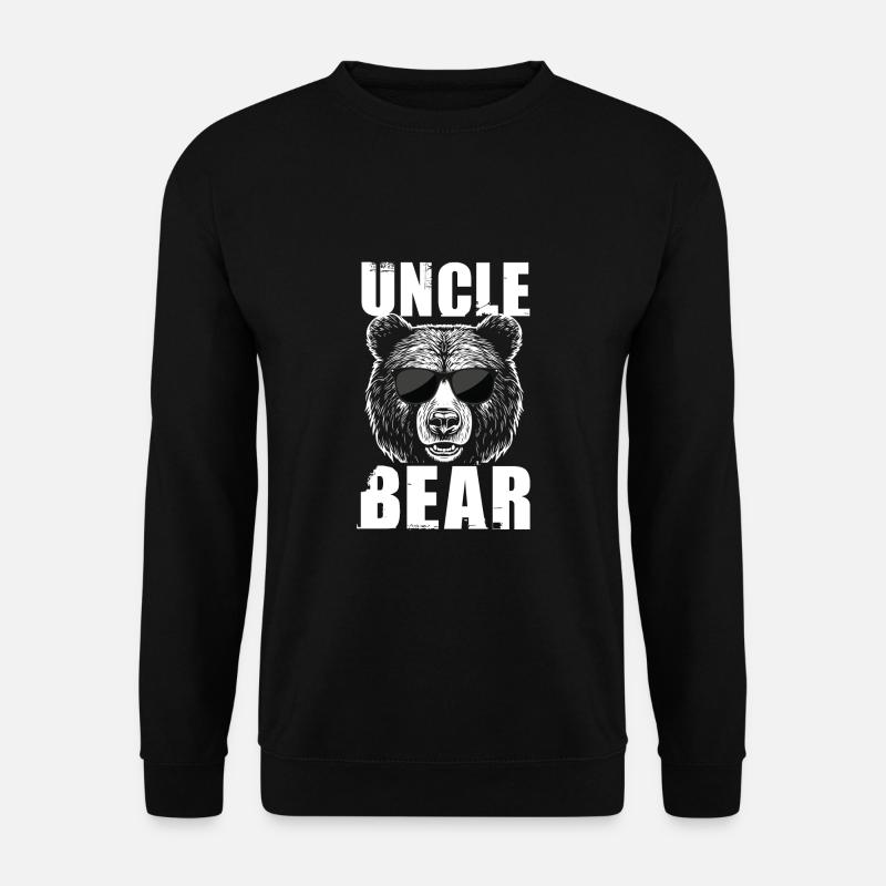 Uncle Bear - Unisex Pullover - Schwarz