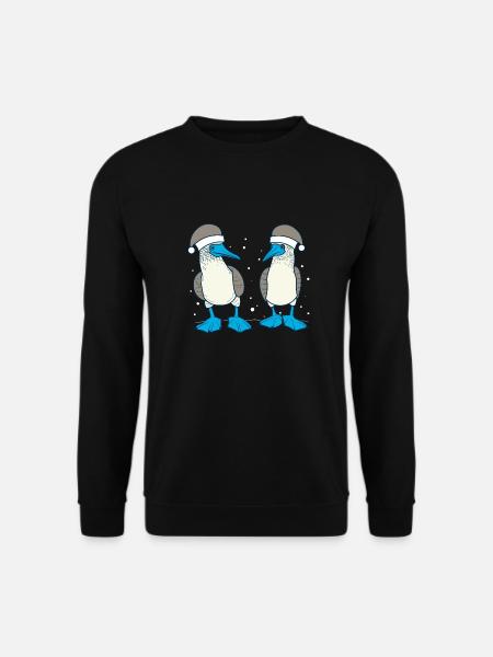 Blue-footed booby Christmas - Unisex Sweatshirt - black