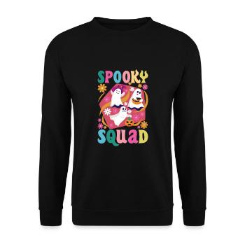 Spooky Squad - Unisex Sweatshirt - black - Front - Alina (178cm) & Michal (187cm)