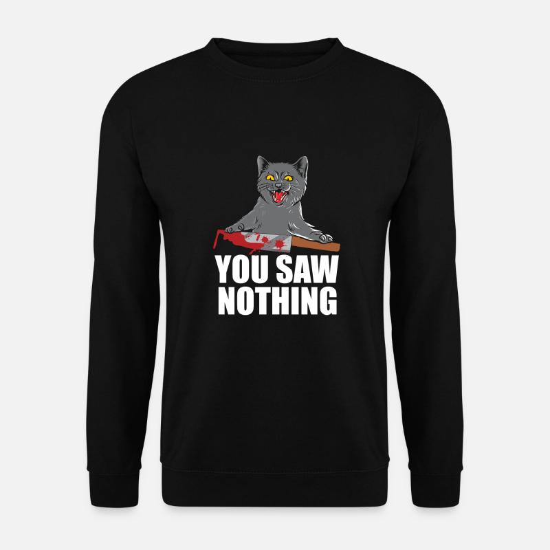Vous n’avez rien vu - Sweat-shirt Unisexe - noir
