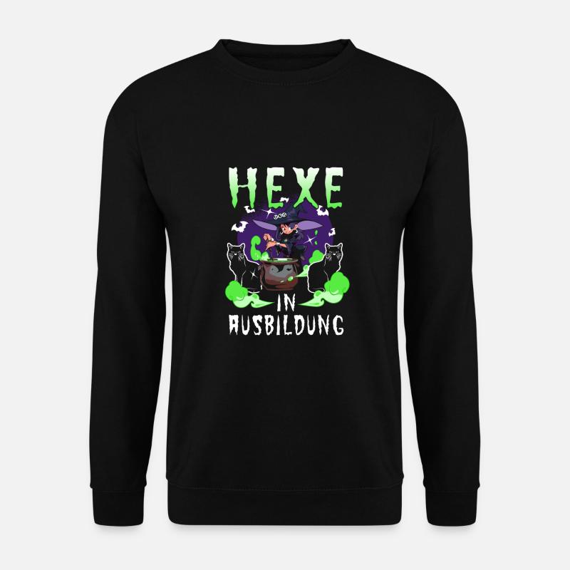 Hexe In Ausbildung - Unisex Pullover - Schwarz