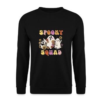 Spooky Squad - Unisex Sweatshirt - black - Front - Alina (178cm) & Michal (187cm)