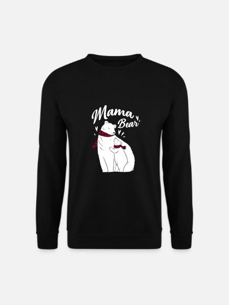 Mama Bear - Unisex Pullover - Schwarz