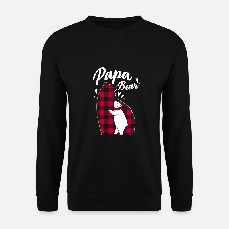 Papa Bear - Unisex Pullover - Schwarz