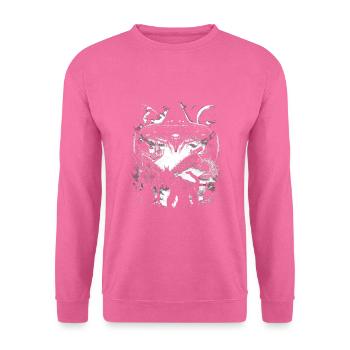 Kryptozoologie Kryptiden Crew - Unisex Pullover - Pink - Vorne