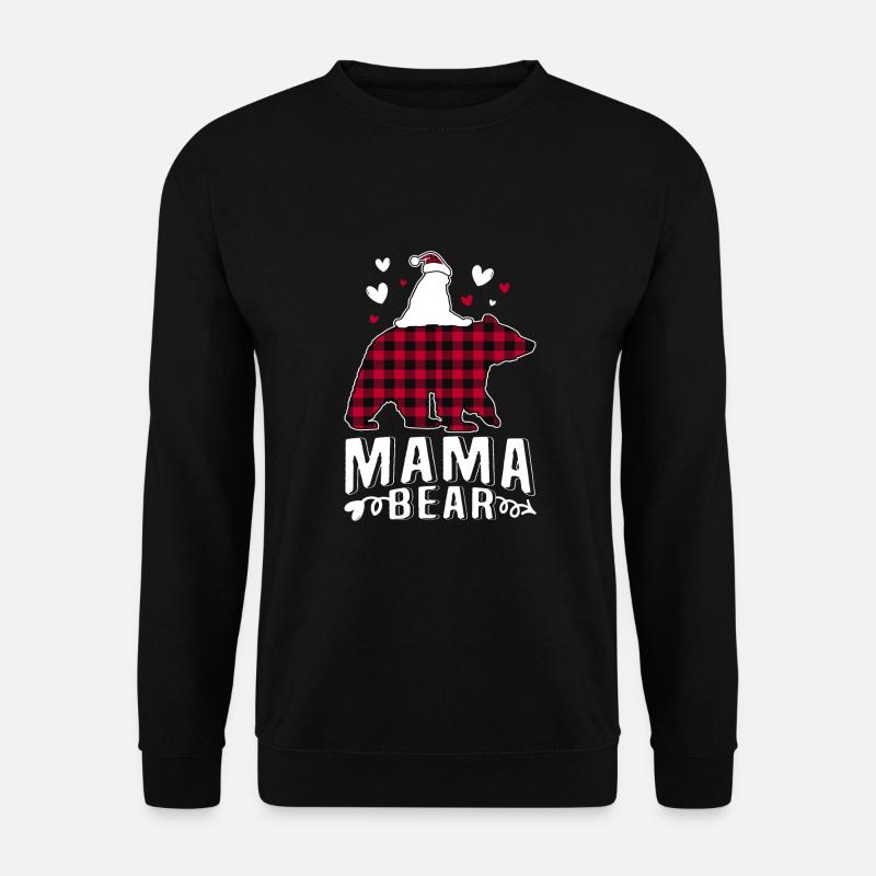 Maman Ours - Sweat-shirt Unisexe - noir