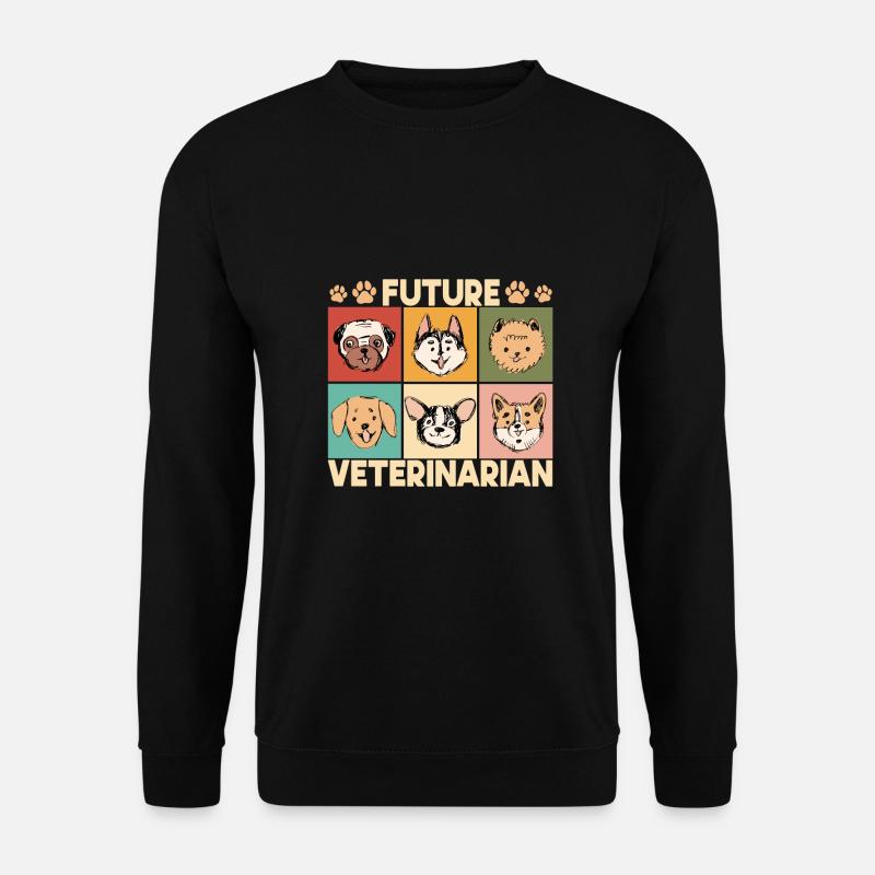 Future Veterinarian - Unisex Pullover - Schwarz