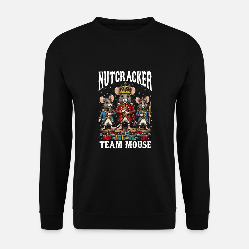 Nutcracker Team Mouse - Unisex Sweatshirt - black