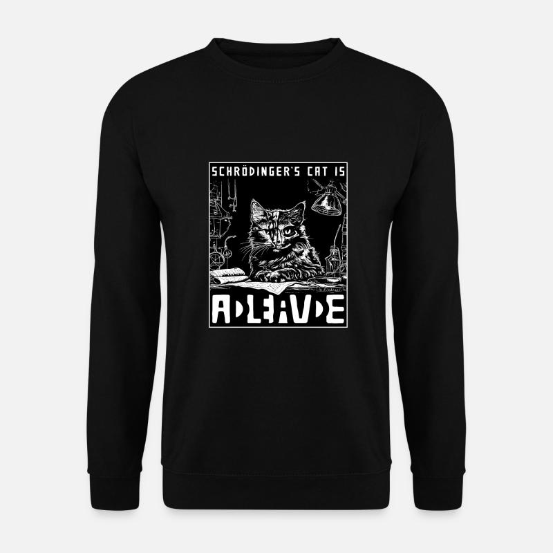Schrodinger's Cat Dead And Alive - Unisex Sweatshirt - black
