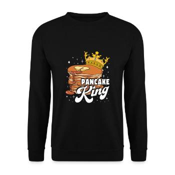 Roi des crêpes - Sweat-shirt Unisexe - noir - Devant - Alina (178cm) & Michal (187cm)