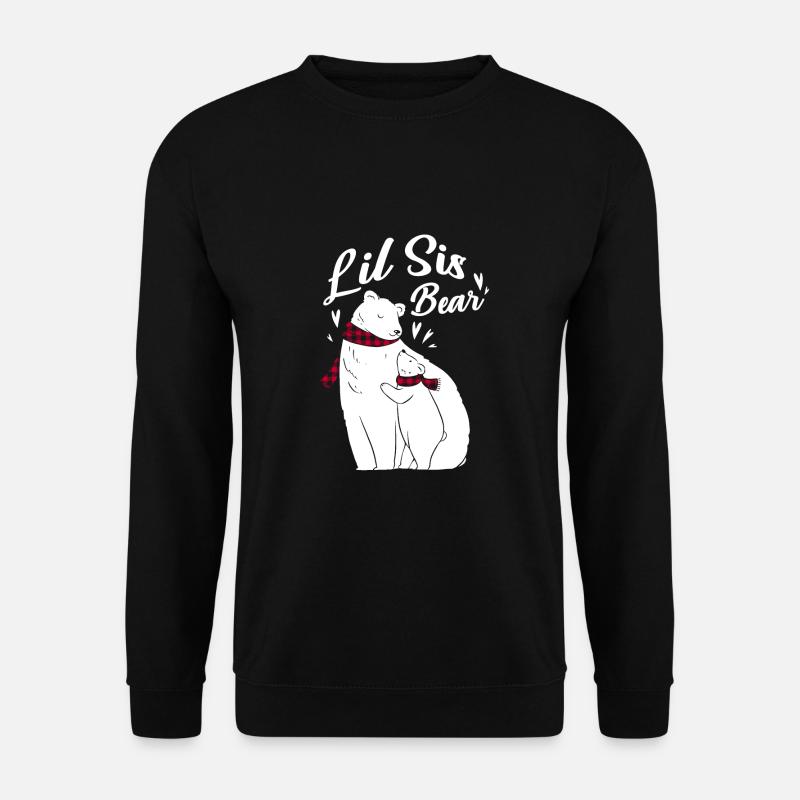 Lil Sis Bear - Unisex Pullover - Schwarz