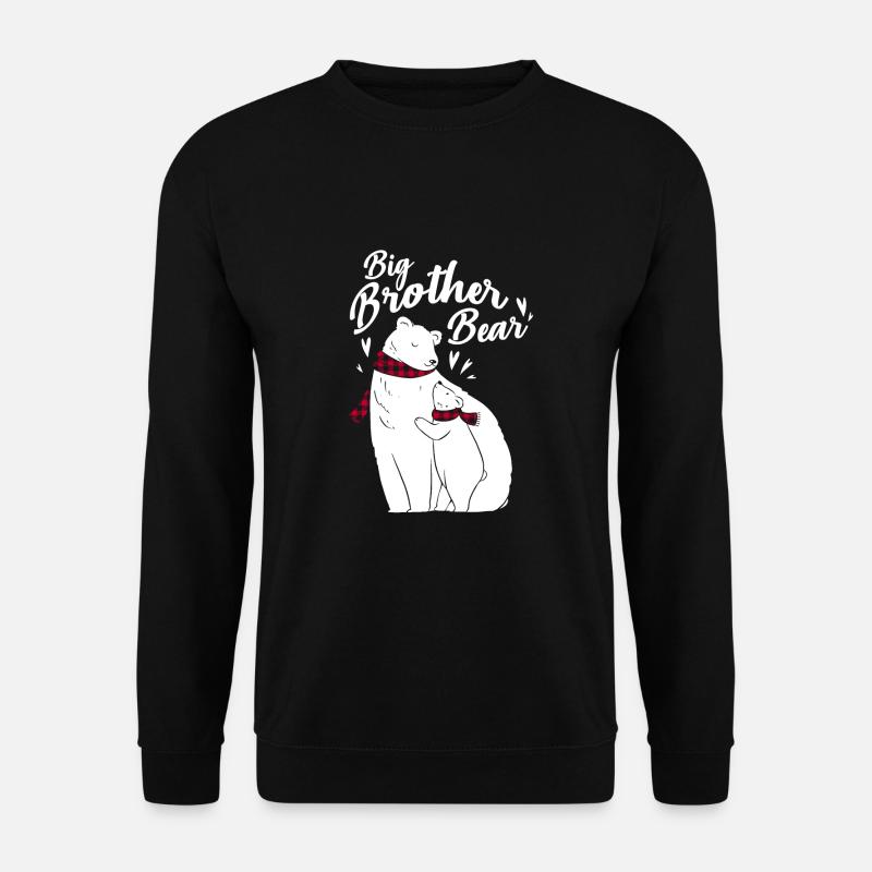 Big Brother Bear - Unisex Sweatshirt - black