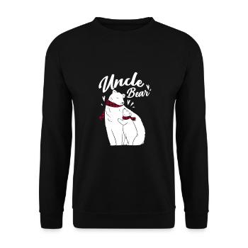 Baby Bear - Unisex Pullover - Schwarz - Vorne - Alina (178cm) & Michal (187cm)